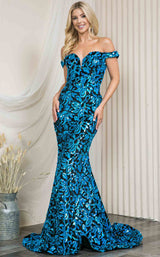 4 of 5 Amelia Couture 20113 Turquoise