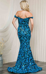 5 of 5 Amelia Couture 20113 Turquoise