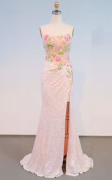 1 of 2 Amelia Couture 2053 Pink