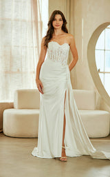 1 of 9 Amelia Couture 2076 White