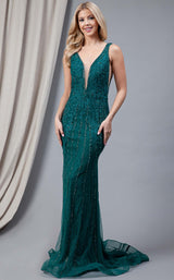4 of 7 Amelia Couture 2103 Emerald Green
