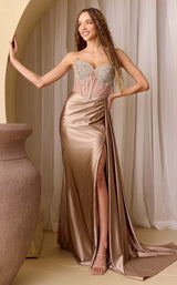 1 of 4 Amelia Couture 2128 Taupe
