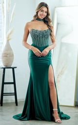 2 of 9 Amelia Couture 2131 Emerald Green