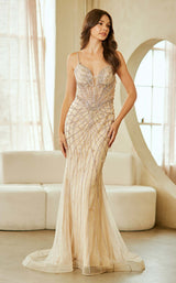 6 of 15 Amelia Couture 2135 Champagne