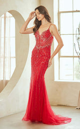 11 of 15 Amelia Couture 2135 Red