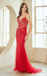 12 of 15 Amelia Couture 2135 Red