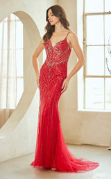 13 of 15 Amelia Couture 2135 Red
