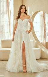 8 of 14 Amelia Couture 2139 White