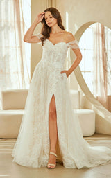 9 of 14 Amelia Couture 2139 White