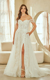 11 of 14 Amelia Couture 2139 White
