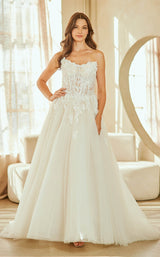 1 of 8 Amelia Couture 2141 White