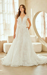 1 of 5 Amelia Couture 2142 White