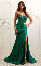 1 of 14 Amelia Couture 3042 Emerald Green