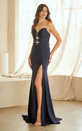 22 of 33 Amelia Couture 3102 Navy