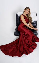 17 of 21 Amelia Couture 370 Burgundy