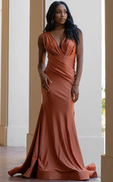 8 of 21 Amelia Couture 370 Burnt-Orange