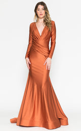 3 of 18 Amelia Couture 381 Burnt-Orange
