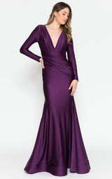 11 of 18 Amelia Couture 381 Eggplant