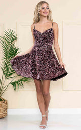 1 of 8 Amelia Couture 395S Black-Pink