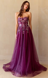4 of 9 Amelia Couture 4031 Wine
