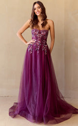 3 of 9 Amelia Couture 4031 Wine