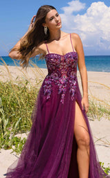 5 of 9 Amelia Couture 4031 Wine