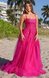 2 of 14 Amelia Couture 4044 Hot Pink