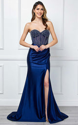 6 of 9 Amelia Couture 4049 Navy