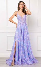 3 of 16 Amelia Couture 4050 Lilac