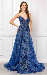 9 of 16 Amelia Couture 4050 Navy