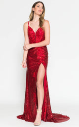 2 of 10 Amelia Couture 5020 Red