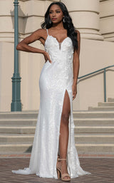 5 of 10 Amelia Couture 5020 White