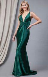 2 of 9 Amelia Couture 5039 Emerald Green