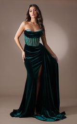 4 of 12 Amelia Couture 5051 Emerald