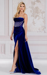 10 of 12 Amelia Couture 5051 Royal Blue