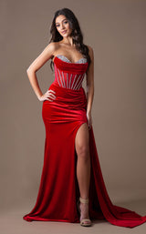 8 of 12 Amelia Couture 5051 Wine