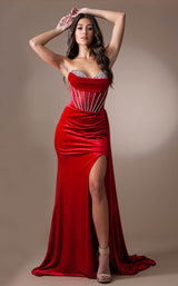 3 of 12 Amelia Couture 5051 Wine