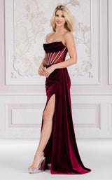 11 of 12 Amelia Couture 5051 Wine