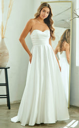 1 of 4 Amelia Couture 5076 White