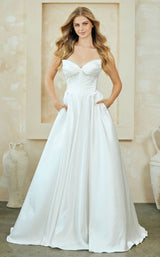 1 of 24 Amelia Couture 5080 White