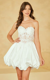 1 of 10 Amelia Couture 5081S White