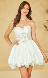 5 of 10 Amelia Couture 5081S White