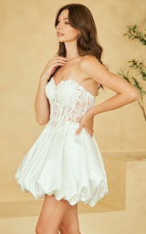 7 of 10 Amelia Couture 5081S White