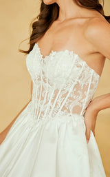 2 of 10 Amelia Couture 5081S White