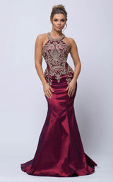 1 of 5 Amelia Couture 564 Burgundy