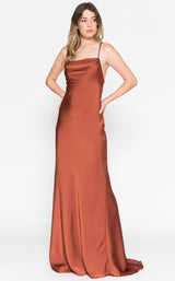 1 of 9 Amelia Couture 6111 Burnt-Orange