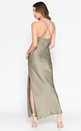 7 of 7 Amelia Couture 6115 Olive Green