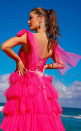 7 of 11 Amelia Couture 6125 Fuchsia