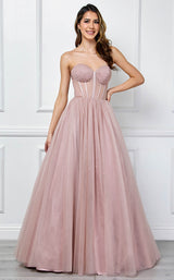 1 of 5 Amelia Couture 6202 Dusty Rose