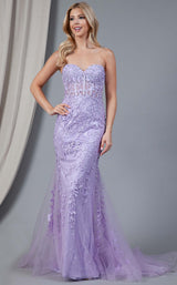 6 of 16 Amelia Couture 7024 Lilac